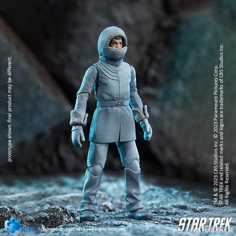 PRE ORDER - 1/18 Scale HIYA 4-Inch Action Figure - Exquisite Mini Series STAR TREK 2009 Spock Prime Collectible - Perfect for Display, Gifts & Star Trek Fans