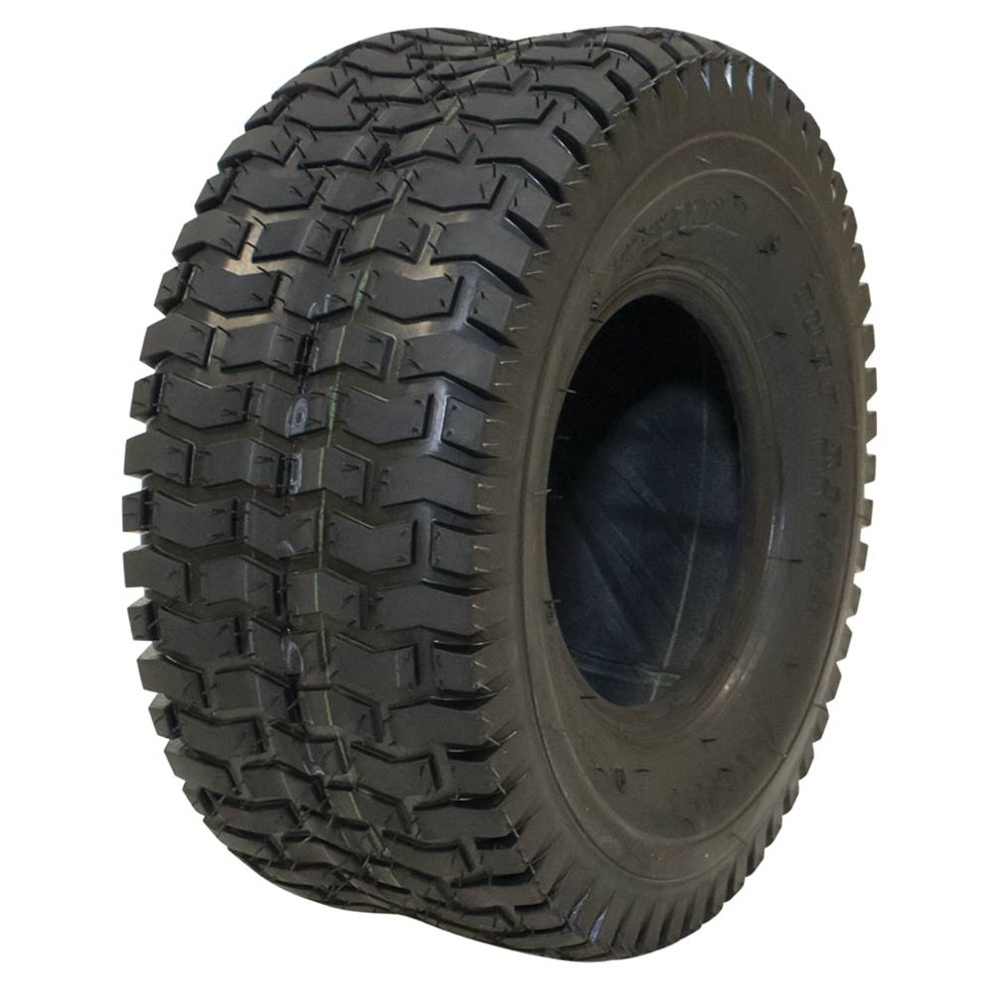 Stens 160-007 15x6.00-6 Turf Rider 2-Ply Tire for Lawn Mowers & Garden Tractors - Durable Replacement Tire for Smooth Riding on Grass & Turf