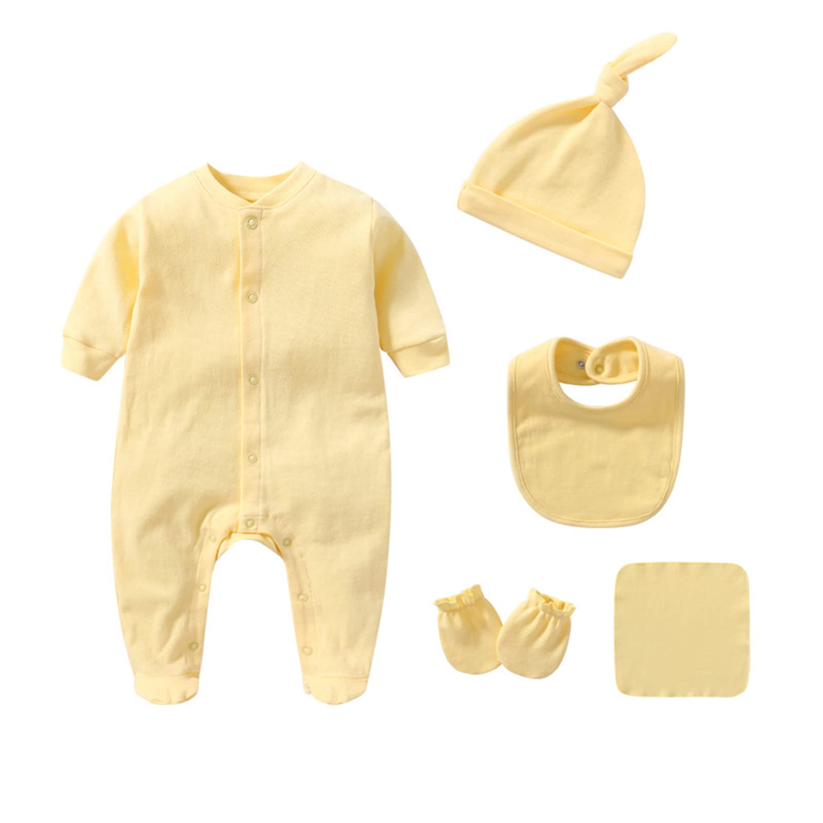 Premium Unisex Baby Cotton Layette Set - Soft Newborn Essentials Gift for Boys & Girls 0-12 Months | Perfect for Baby Showers, Christenings & Everyday Comfort
