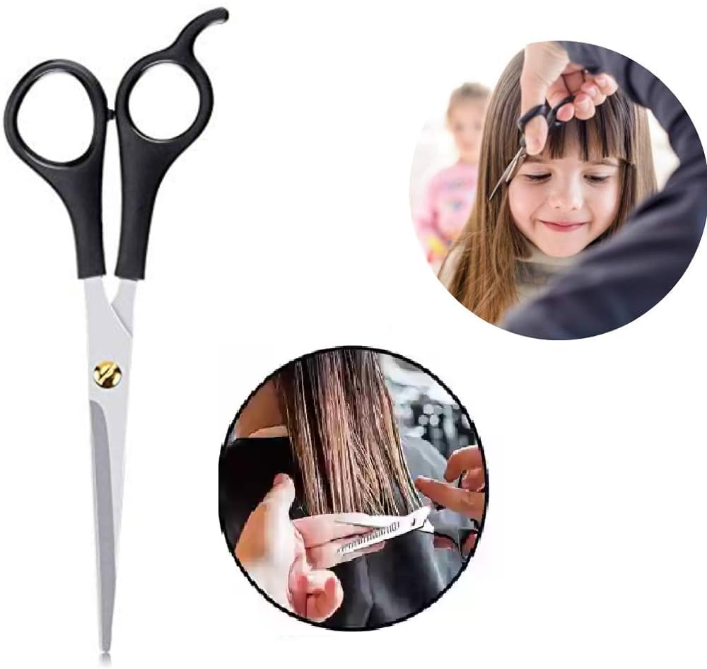 BOXO Professional Hair Cutting Scissors - Smooth & Comfortable Barber Shears for Men, Women & Kids - Precision Styling for Moustache Trimming & Haircuts - Perfect for Home & Salon Use (1pc)