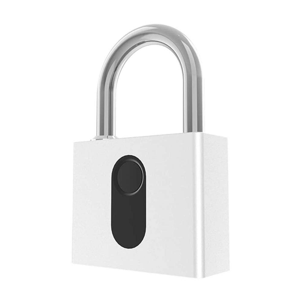 Smart Fingerprint Padlock - USB Rechargeable High Security Anti-Theft Lock for Gym Lockers, Doors, Luggage & Suitcases | Ideal for Travel, Home & Office Use