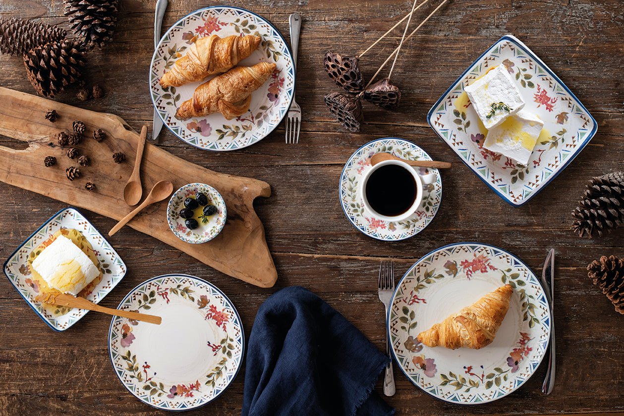 8x8.5 cm Spring Service Plate - Elegant Appetizer Dish for Parties, Weddings & Home Decor - Perfect for Hors d'Oeuvres, Desserts & Small Bites