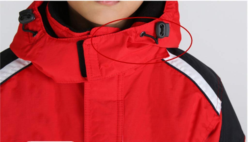 **Windproof One-Piece Snowsuit with Reflective Strips for Men & Women – Ideal for Skiing, Snowboarding & Winter Outdoor Activities**