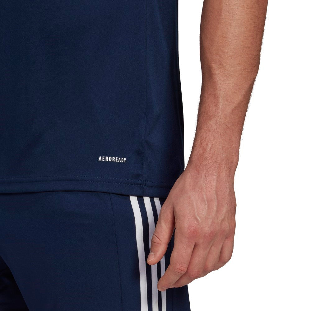 Adidas Adult Squadra 21 Soccer Jersey - Navy/White - Breathable Performance Shirt for Men - Perfect for Training, Matches & Fan Wear