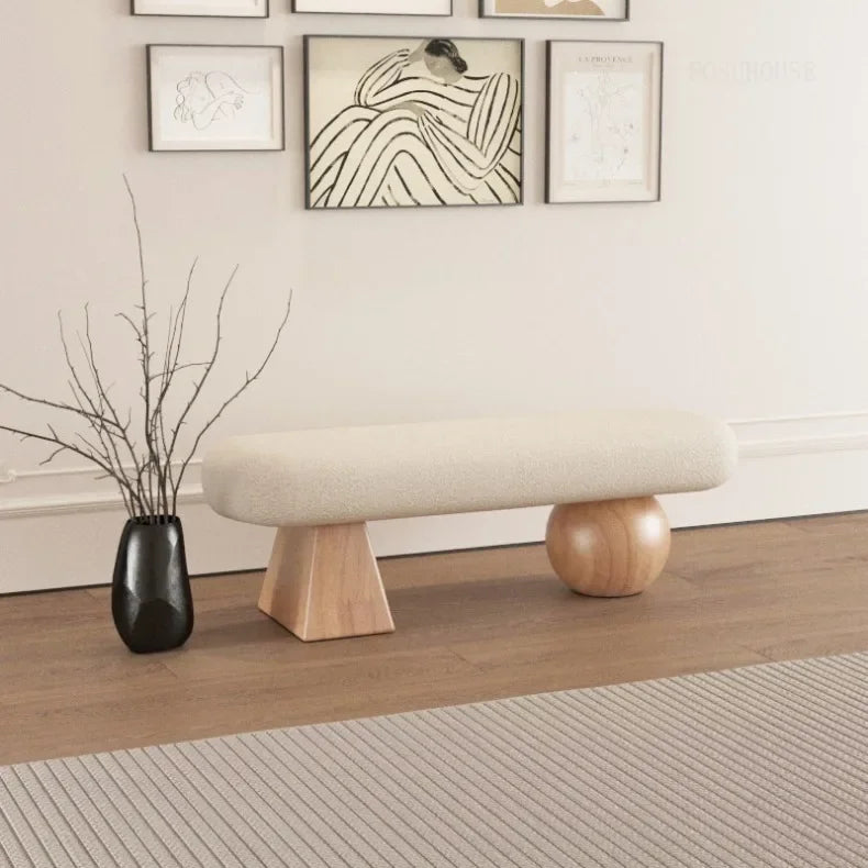 Solid Wood Shoe Bench - Durable & Timeless Entryway Storage Organizer - Perfect for Hallway, Mudroom, or Bedroom Shoe Organization