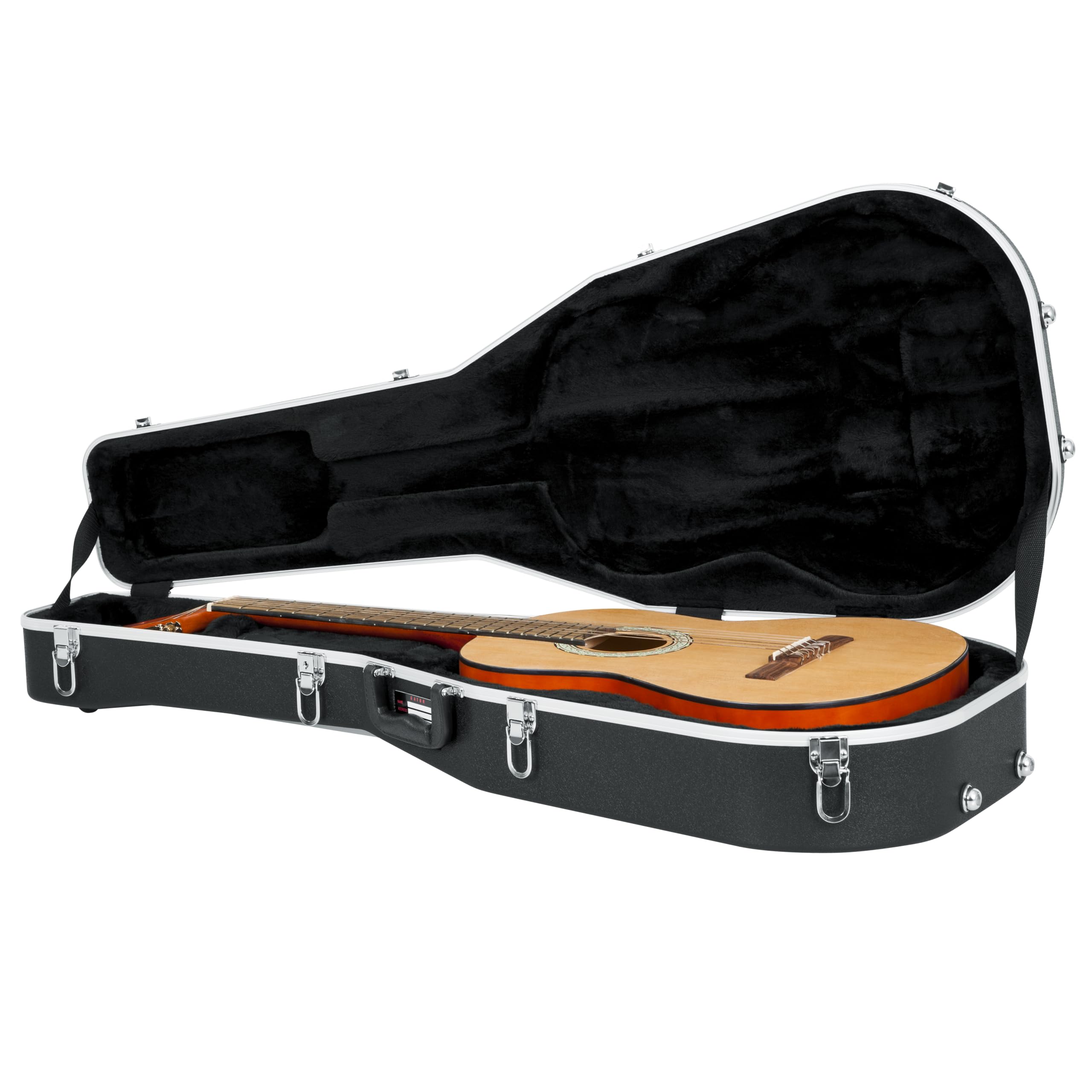 Gator Deluxe ABS Molded Hard Case for Classical Guitar - Durable Waterproof Protection for Travel & Storage | Perfect for Musicians, Students & Performers