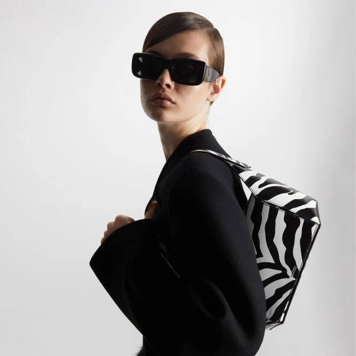 The Attico Marfa 03 C1 Black Gold Sunglasses - Luxury Designer Shades for Women - Perfect for Beach, Vacation & Outdoor Fashion Accessories