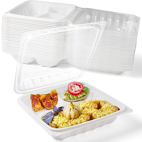 Anti-fog 8 inch White 3 section