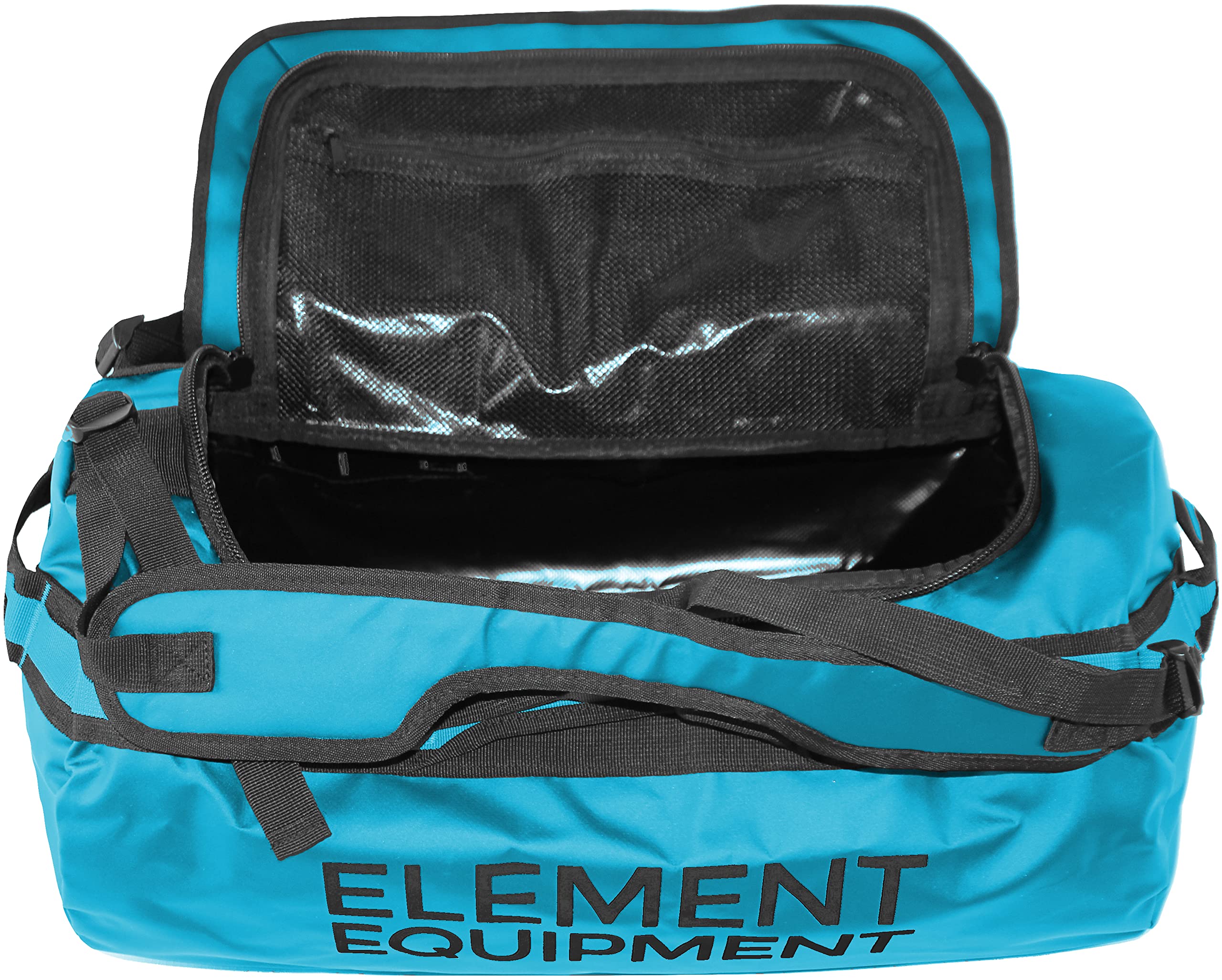 Waterproof Teal Small Trailhead Duffel Bag with Adjustable Shoulder Straps - Perfect for Travel, Gym & Outdoor Adventures