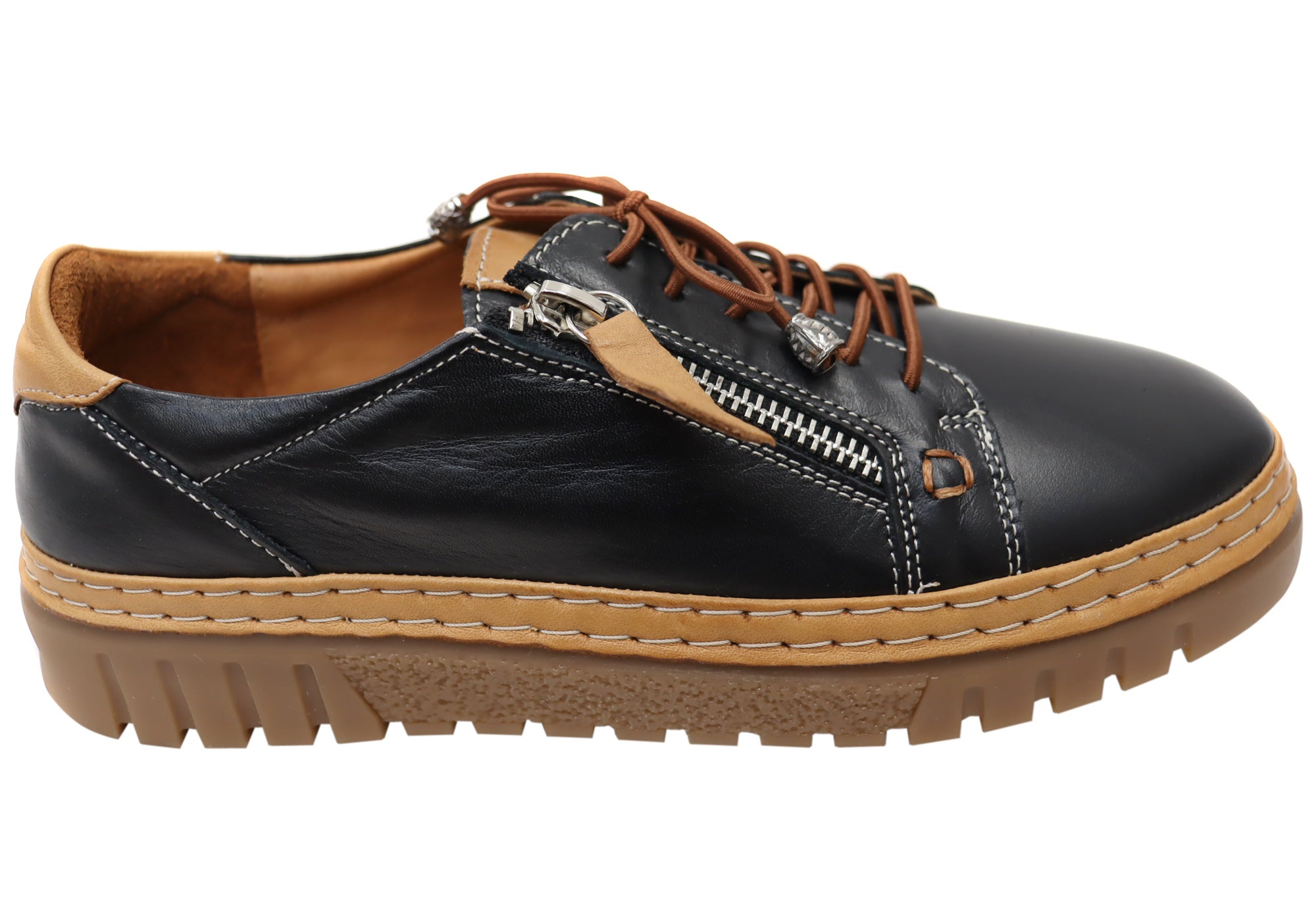 Orizonte Folair Women's Comfortable Leather European Shoes - Stylish & Breathable for Work, Travel & Casual Wear