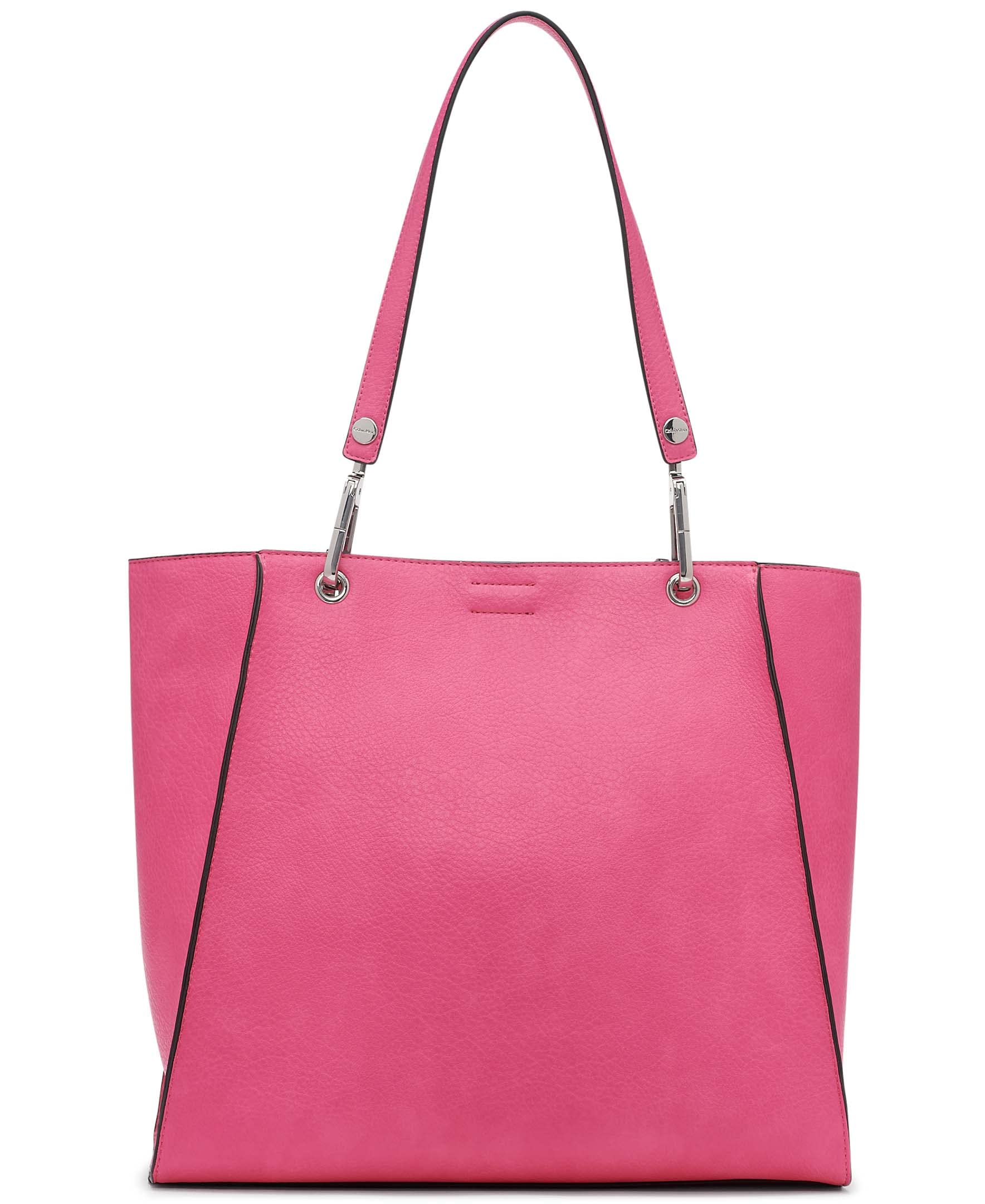 Calvin Klein Reyna North/South Tote Bag for Women - Stylish Leather Handbag for Work, Travel & Everyday Use | Premium Shoulder Tote Purse with Spacious Compartment