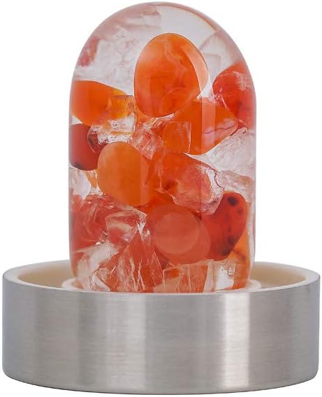 VitaJuwel Crystal Infused Water Bottle for Energy & Wellness | Gemstone-Infused Glass Water Bottle with Crystal Elixir | Perfect for Yoga, Meditation & Holistic Healing