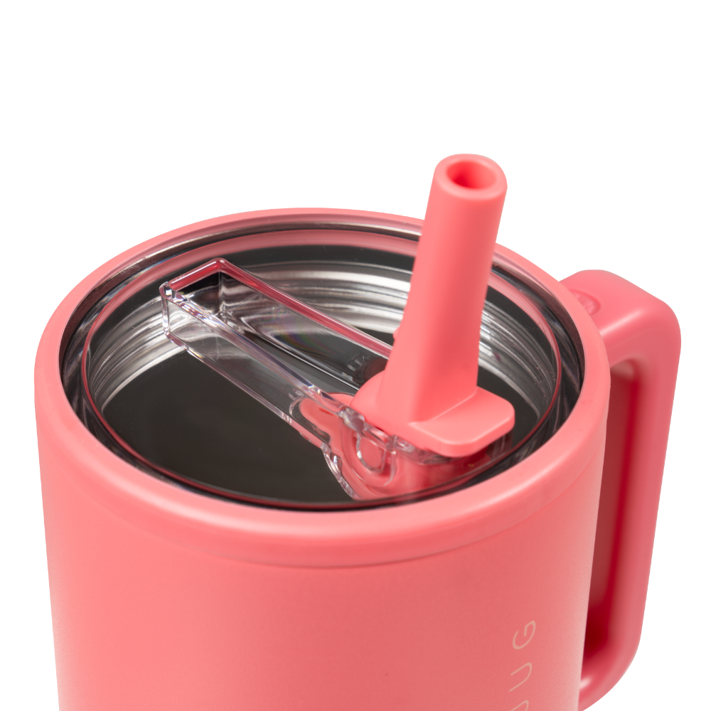 HydroJug 3L Large Water Bottle with Straw & Handle - Leakproof BPA-Free Salmon Color - Perfect for Gym, Hiking, and Outdoor Activities