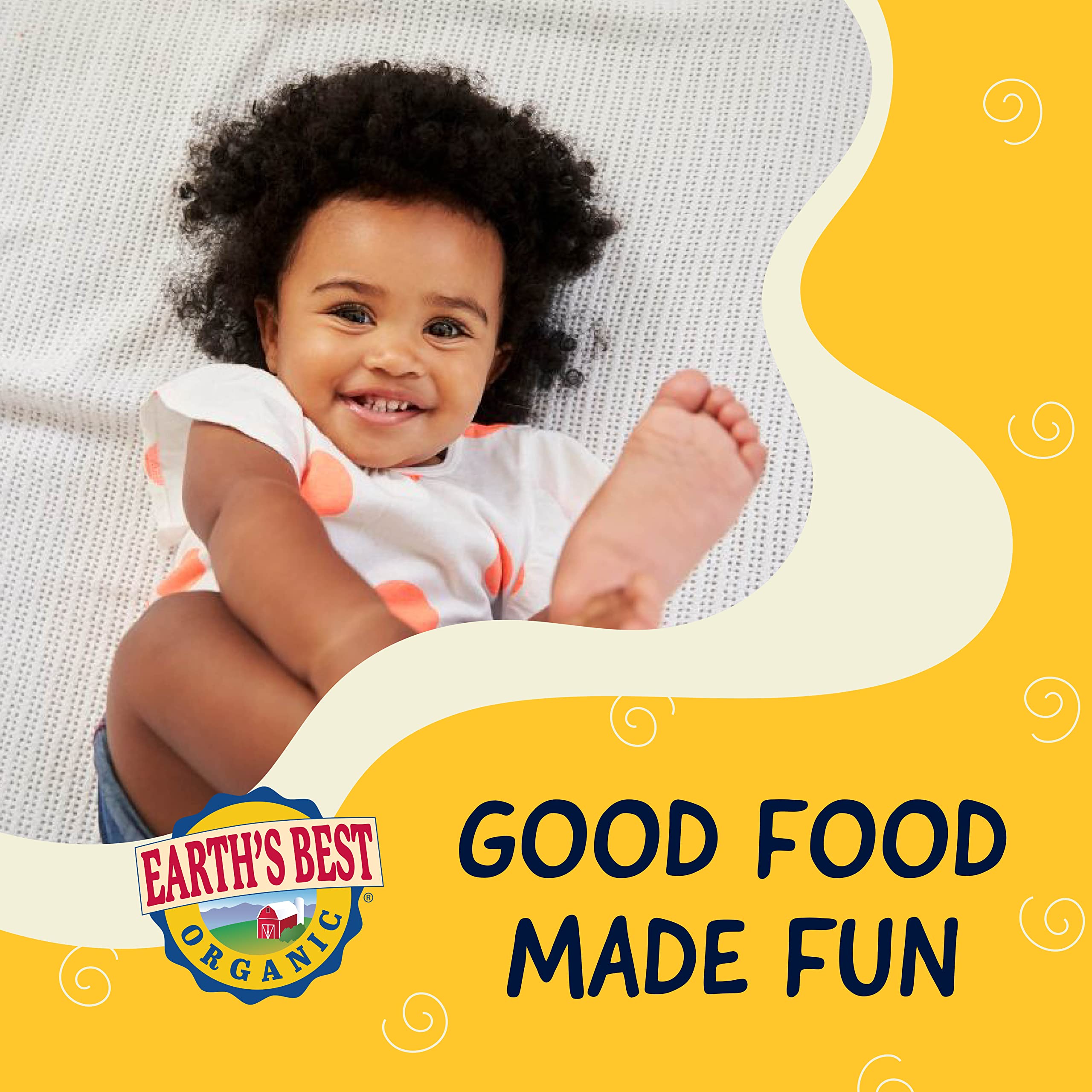 Organic Sesame Street Toddler Snack Bars - Sweet Potato & Carrot Flavored | Earth's Best Kids Snacks for Ages 2+ | 7 Bars per Box (Pack of 6) | Healthy On-the-Go Snack for Preschool, Travel & Lunchboxes