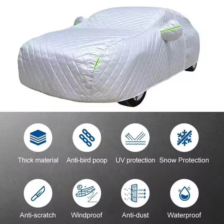 **Dodge Challenger Hail Proof Car Cover (2007-2024) - Heavy Duty SUV Hail Protector, Weatherproof & Durable Hail Blanket for Cars - Black - Perfect for Storm Protection & Outdoor Parking**