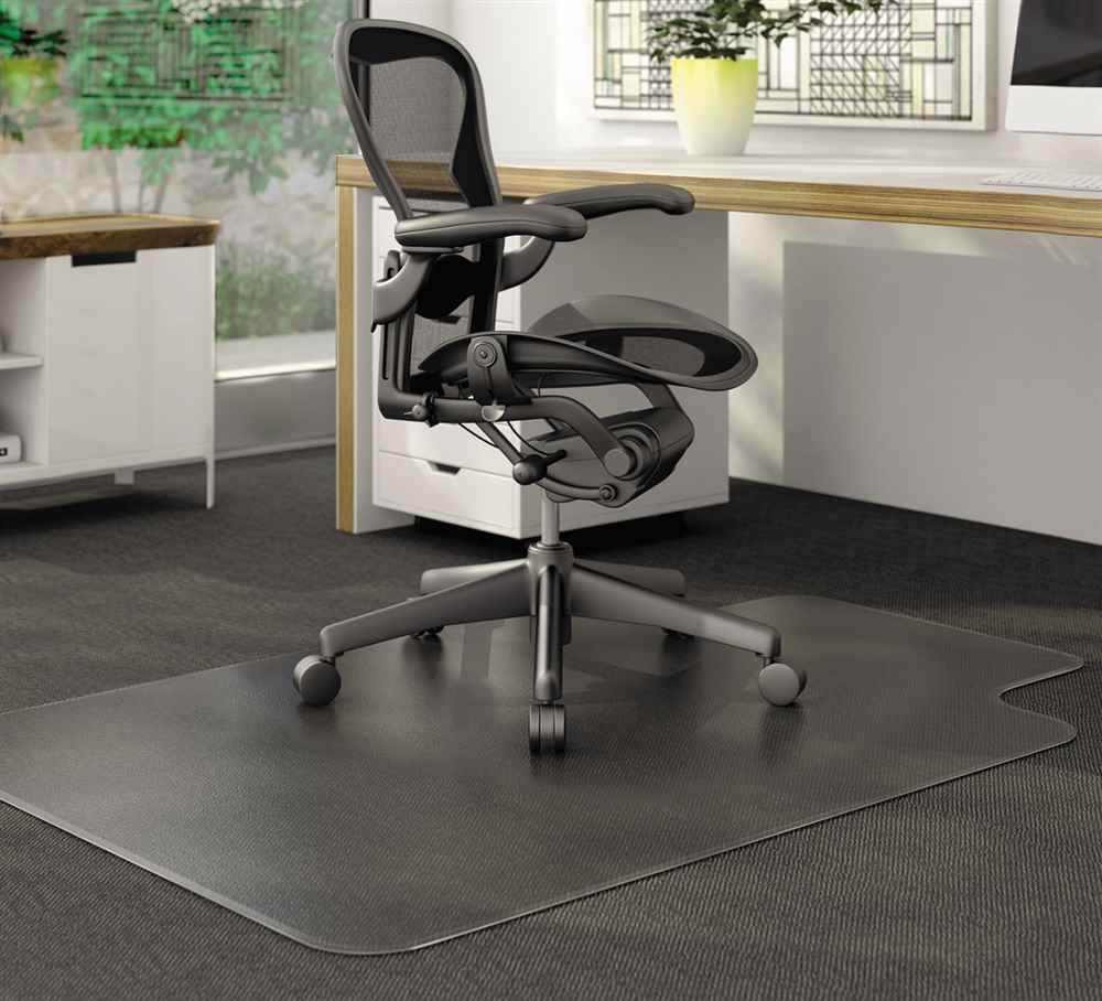 Deflecto DuraMat Moderate Use Chair Mat for Low Pile Carpet 36