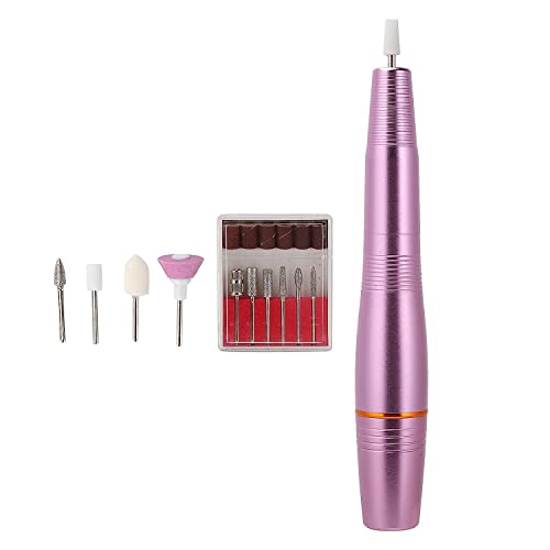 Professional Nail Drill Machine 18000-20000 RPM - Portable & Lightweight Manicure Tool for Salon & Home Use - Pink (Ideal for Nail Art, Acrylics & Gel Polish)
