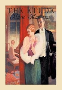 Etude Music Magazine Fine Art Canvas Print - 20x30 Inches - Vintage Music Poster for Home & Office Decor - Perfect for Living Room, Bedroom, or Studio Wall Art