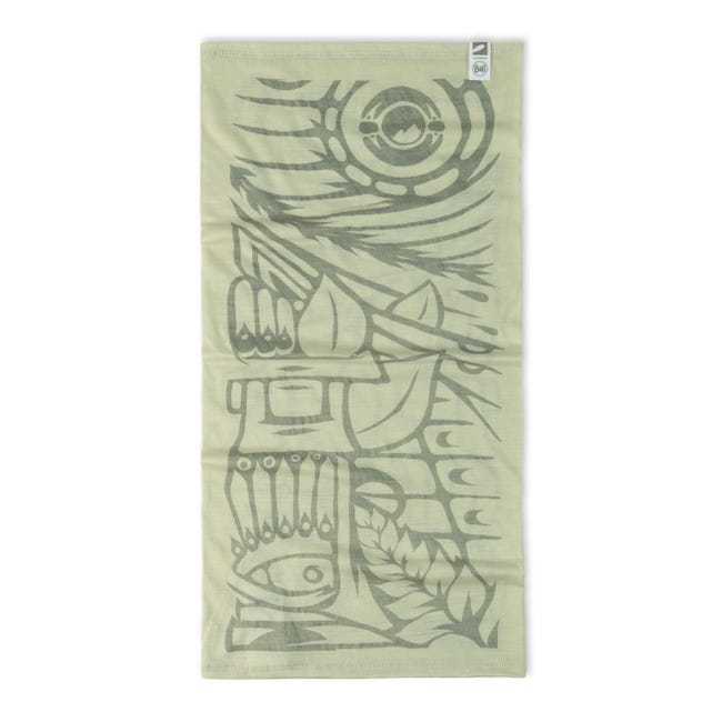 BUFF Merino Lightweight Cozumel Pistachio Wool Neck Gaiter - UV Protection & Moisture Wicking for Hiking, Running, Cycling & Outdoor Activities
