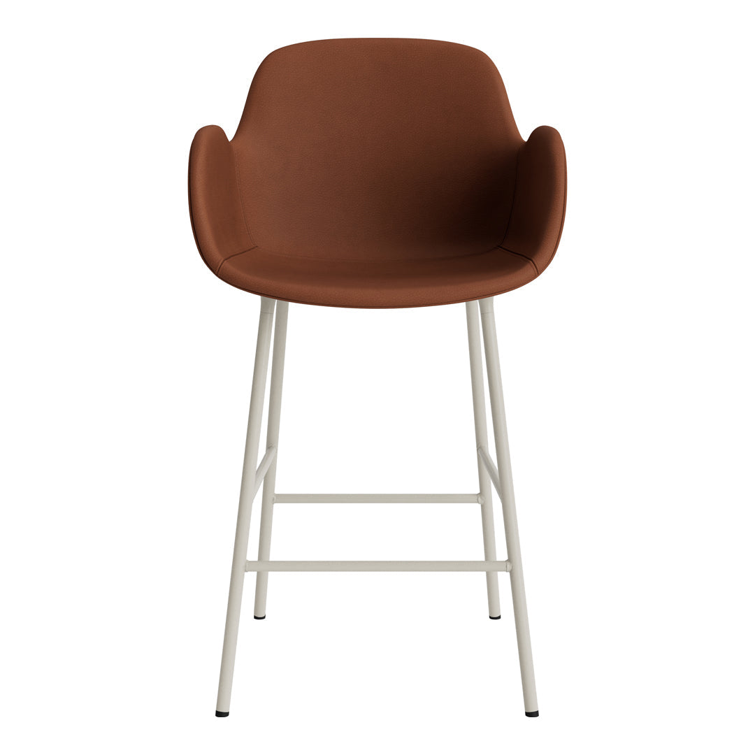 Stylish Fully Upholstered Form Counter Armchair - Perfect for Kitchen Islands, Breakfast Bars & Home Dining Areas