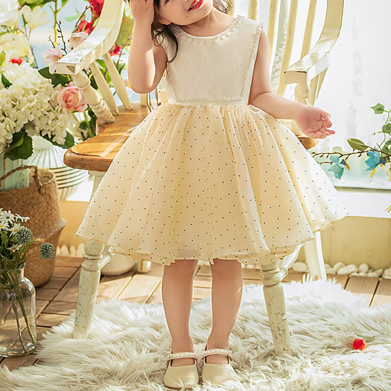 Polka Dot Princess Party Dress for Baby Girls - Perfect for Birthday Celebrations, Photo Shoots & Special Occasions