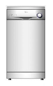 Frigidaire FFD208MMGW 24 Inch Built-In Dishwasher - 220V European Standard for Compact Kitchens | Perfect for Apartments, Small Homes & RV Living