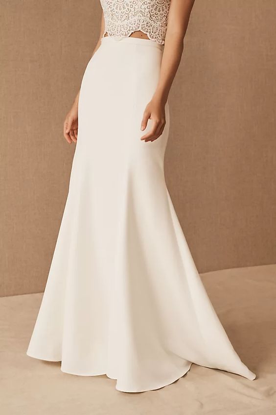 Jenny Yoo Oda Skirt - Elegant A-Line Midi Skirt for Women | Perfect for Weddings, Parties & Formal Events