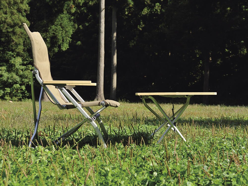 Snow Peak Low Beach Chair - Foldable & Portable Outdoor Camping Chair for Beach, Patio, Picnic, Backyard & Travel - Lightweight & Durable Brown Camp Chair