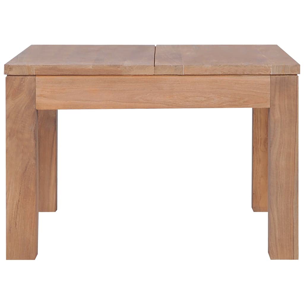Solid Square Teak Wood Coffee Table - 23.6