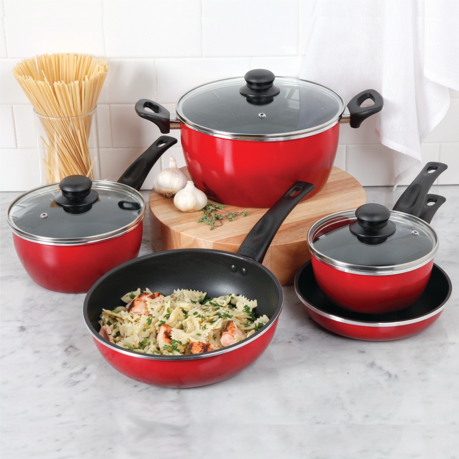 Premium 8-Piece Non-Stick Cookware Set for Healthy Cooking - Perfect for Frying, Sautéing & Everyday Meals