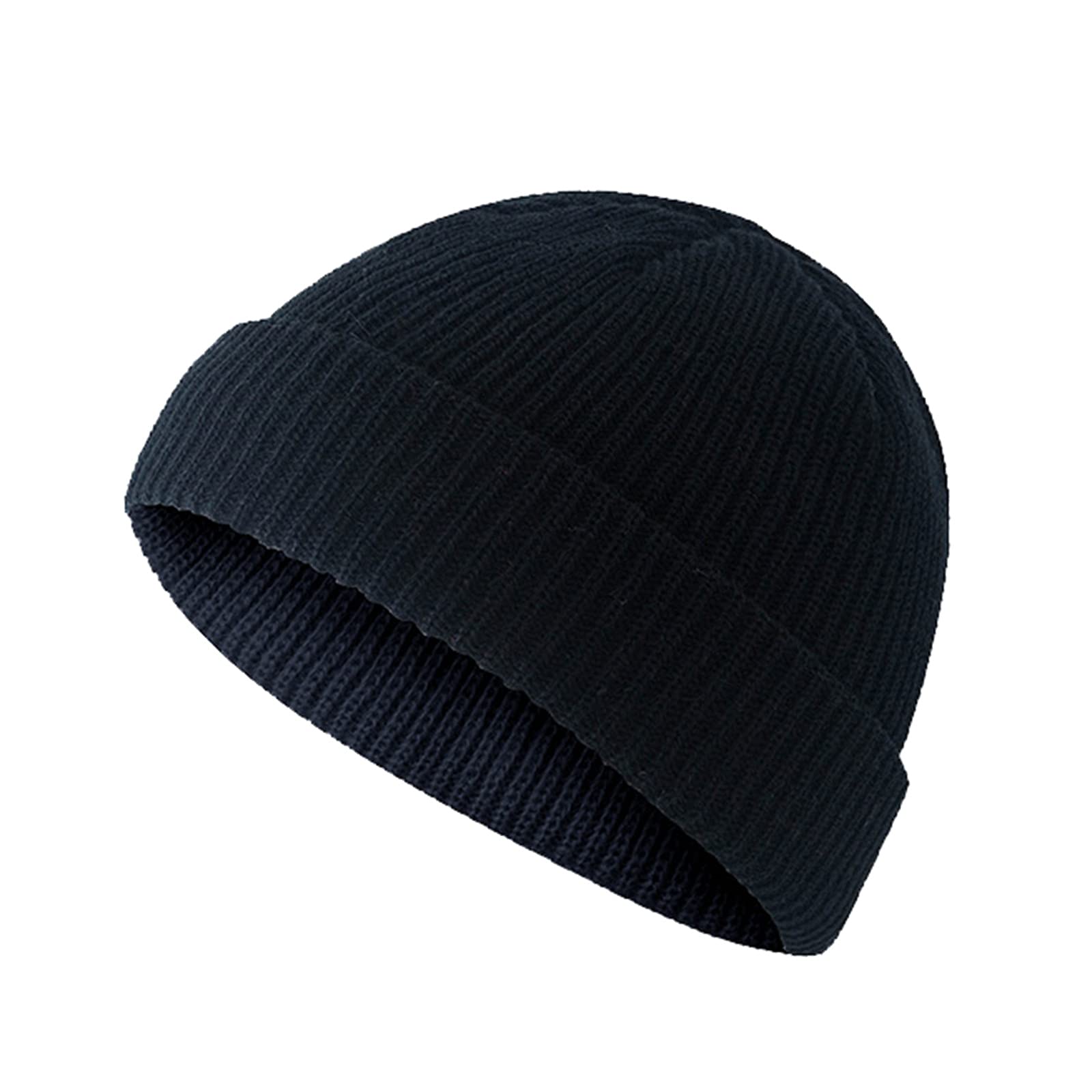 ONHUON Men's & Women's Winter Knit Beanie Hat with Faux Fur Pom - Warm Unisex Knitted Cap for Baseball, Choir & Outdoor Activities