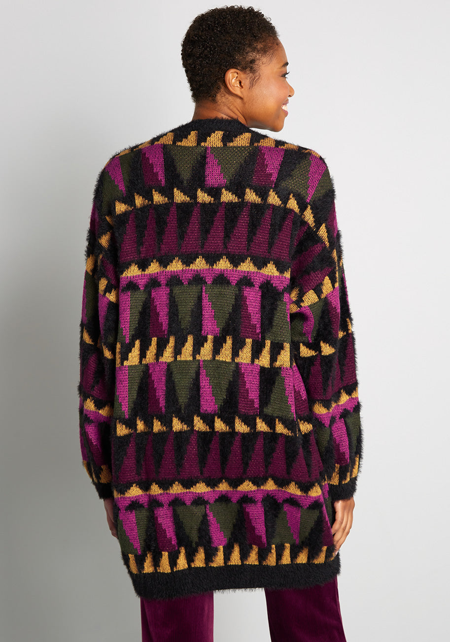 Stylish Knit Sweater Coat for Women - Cozy Winter Layering Piece for Casual Outings & Office Wear