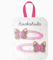 Butterfly Hair Clips for Women - Non-Slip Rhinestone Barrettes for Girls & Teens - Perfect for School, Parties & Everyday Hairstyles