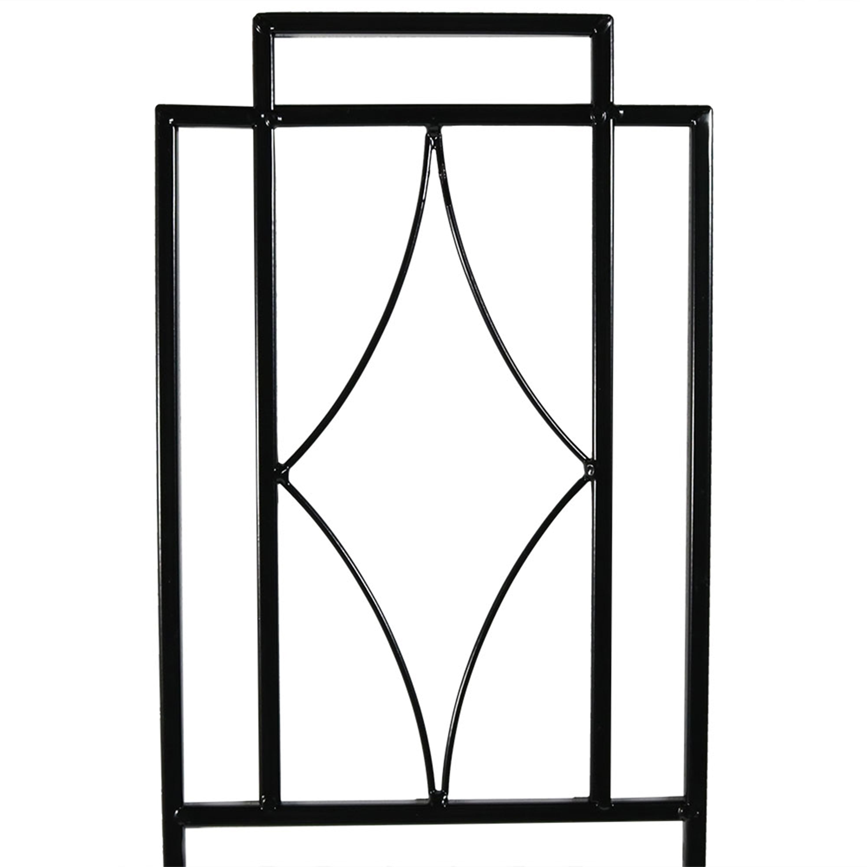 Sunnydaze 30 Inch Contemporary Metal Garden Trellis Set of 2 - Perfect for Climbing Plants, Flowers, and Outdoor Garden Decor