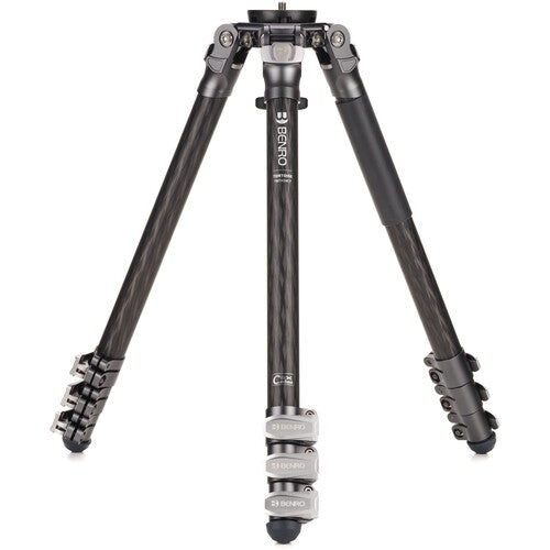 Benro Series 3 Mammoth 4-Section Carbon Fiber Tripod with Flip Locks - Professional Camera Tripod for Photography, Videography & Travel - Perfect for DSLR Cameras, Mirrorless Cameras & Video Shooting