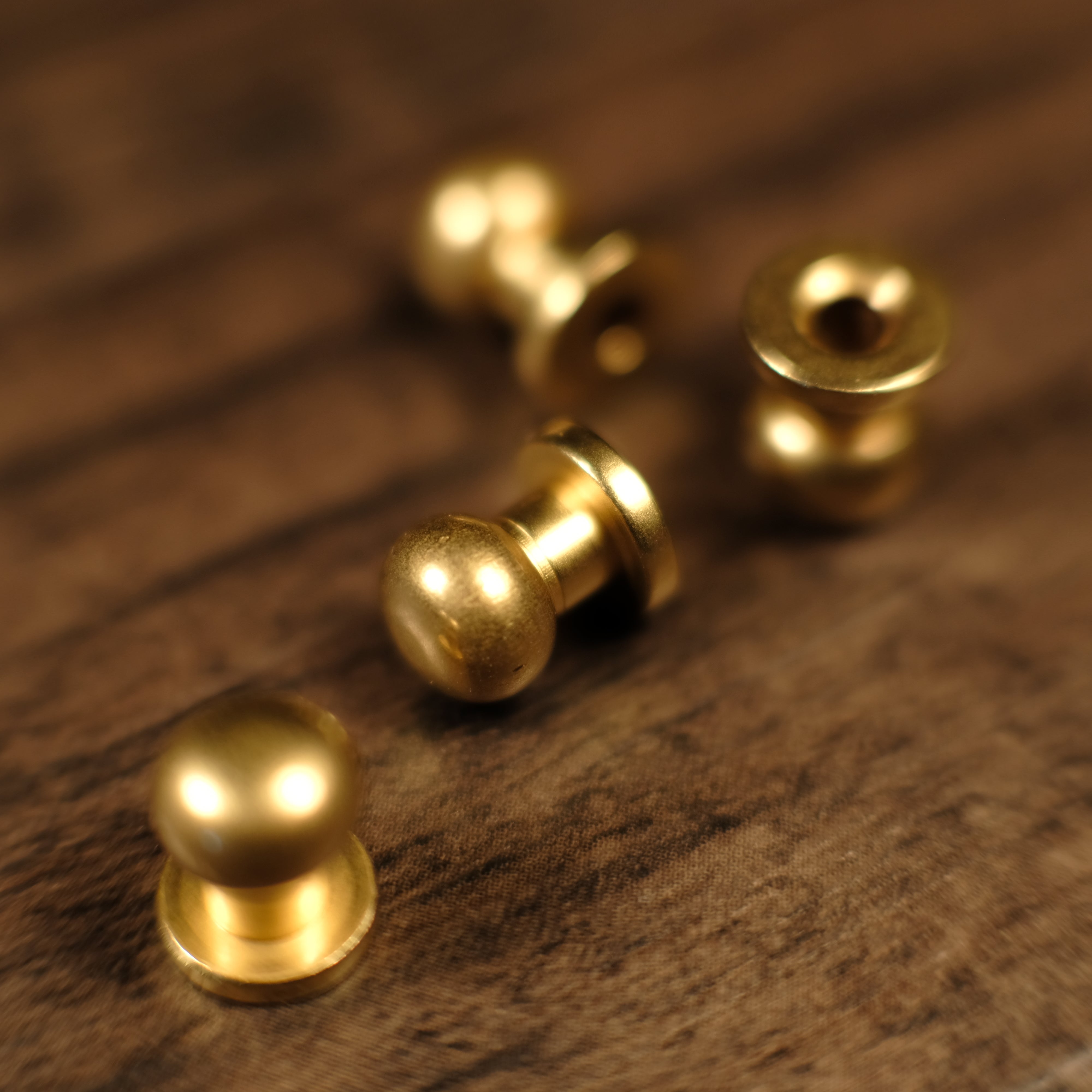 Solid Brass Collar Button Stud B18 - Premium Shirt Accessory for Formal & Business Attire