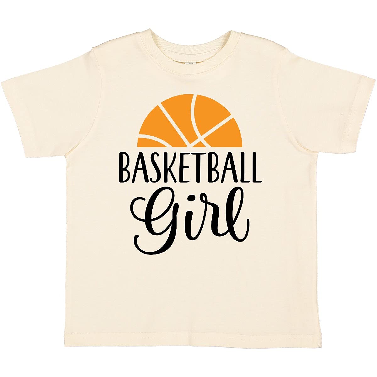 Inktastic Basketball Girl Sports Toddler T-Shirt - Cute Basketball Themed Shirt for Toddler Girls - Perfect for Playtime, Sports Events & Casual Wear