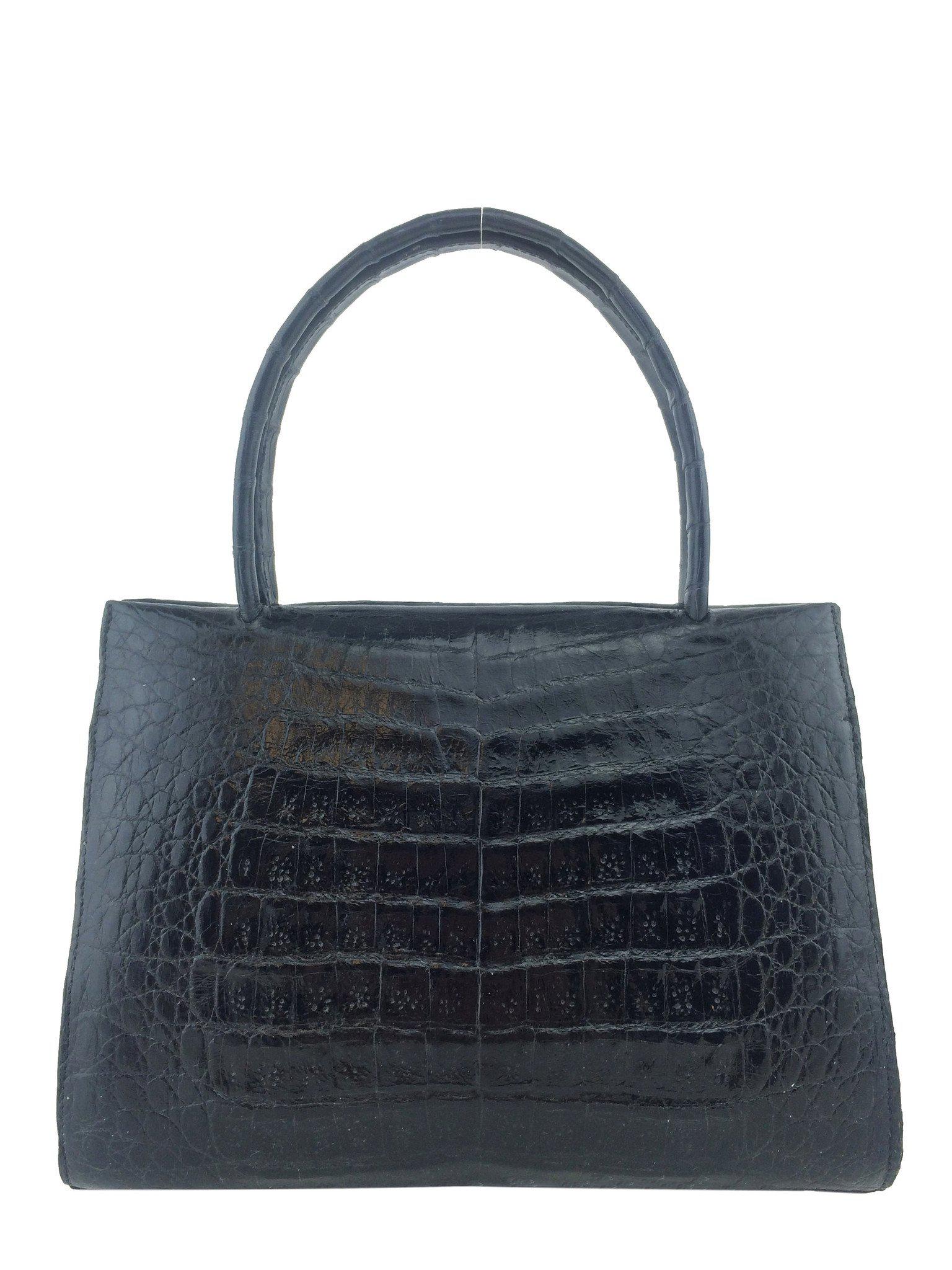 Nancy Gonzalez Wallis Small Crocodile Leather Handbag - Luxury Women's Crossbody Purse for Evening Parties & Special Occasions