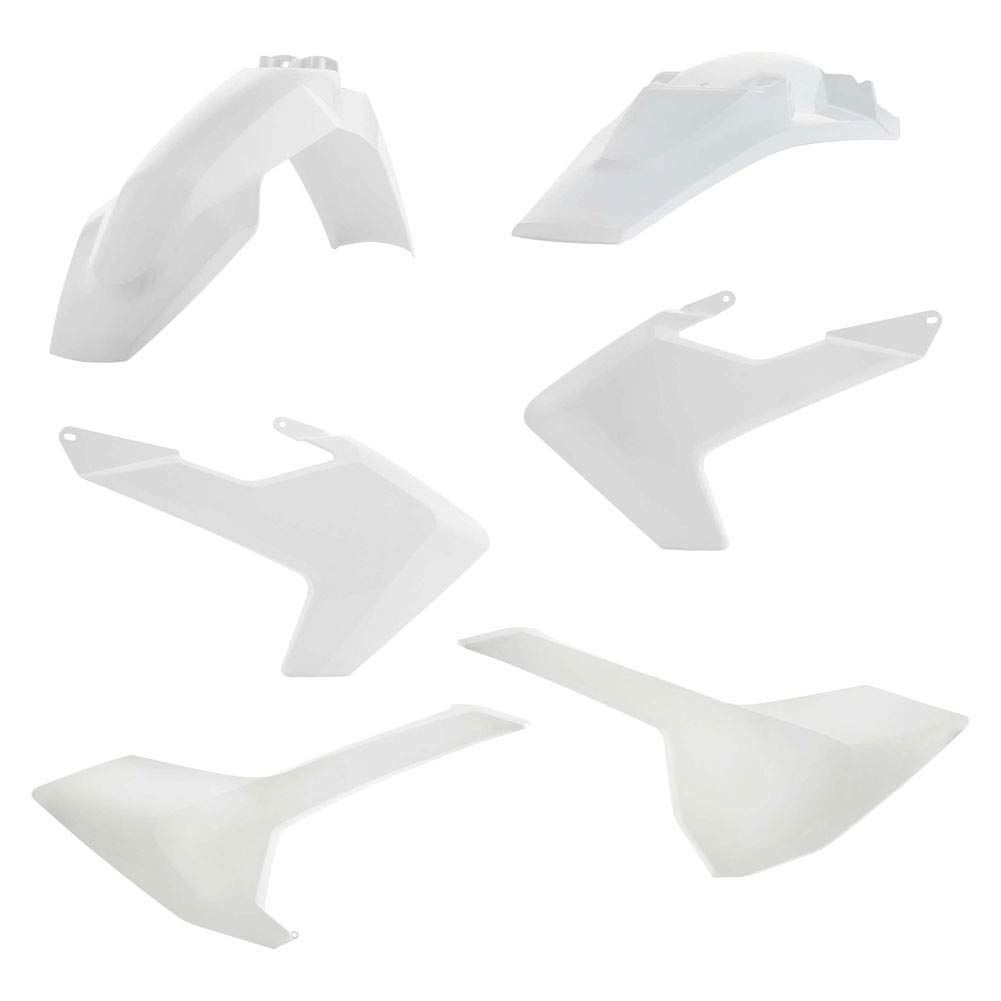 Acerbis Replica Plastic Kit White for Husqvarna FE 350 2017-2019 | Dirt Bike Body Replacement Parts | Perfect for Off-Road Racing & Motorcycle Restoration