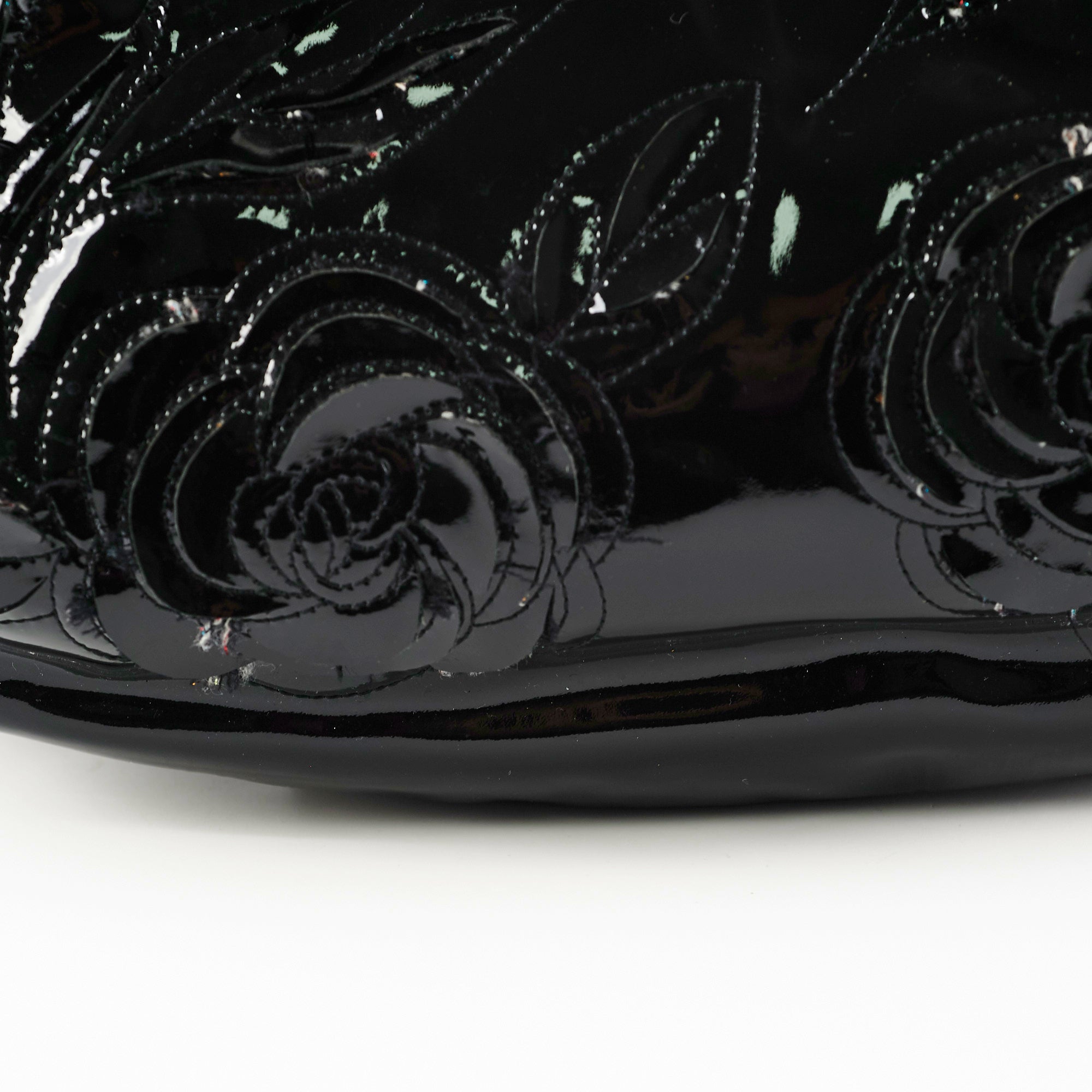 Chanel Camelia Patent Leather Tote Bag Black - Luxury Designer Handbag for Women, Perfect for Work, Travel & Everyday Use