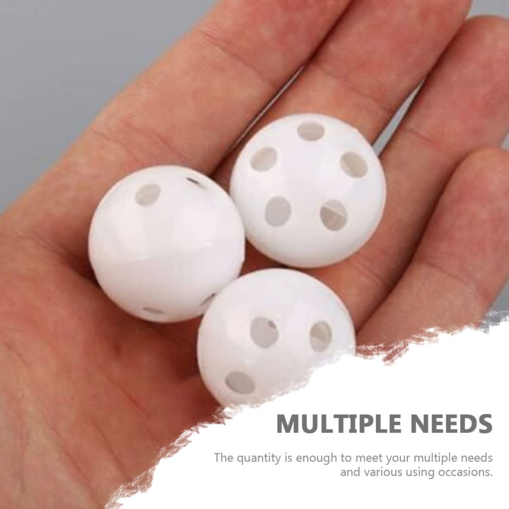 100pcs 24mm Rattle Ball Inserts for Baby Toys - Round Noise Maker Replacement Squeaker for DIY Stuffed Animals & Sensory Play (Safe & Durable) - Perfect for Infant Rattles, Teethers & Educational Toys