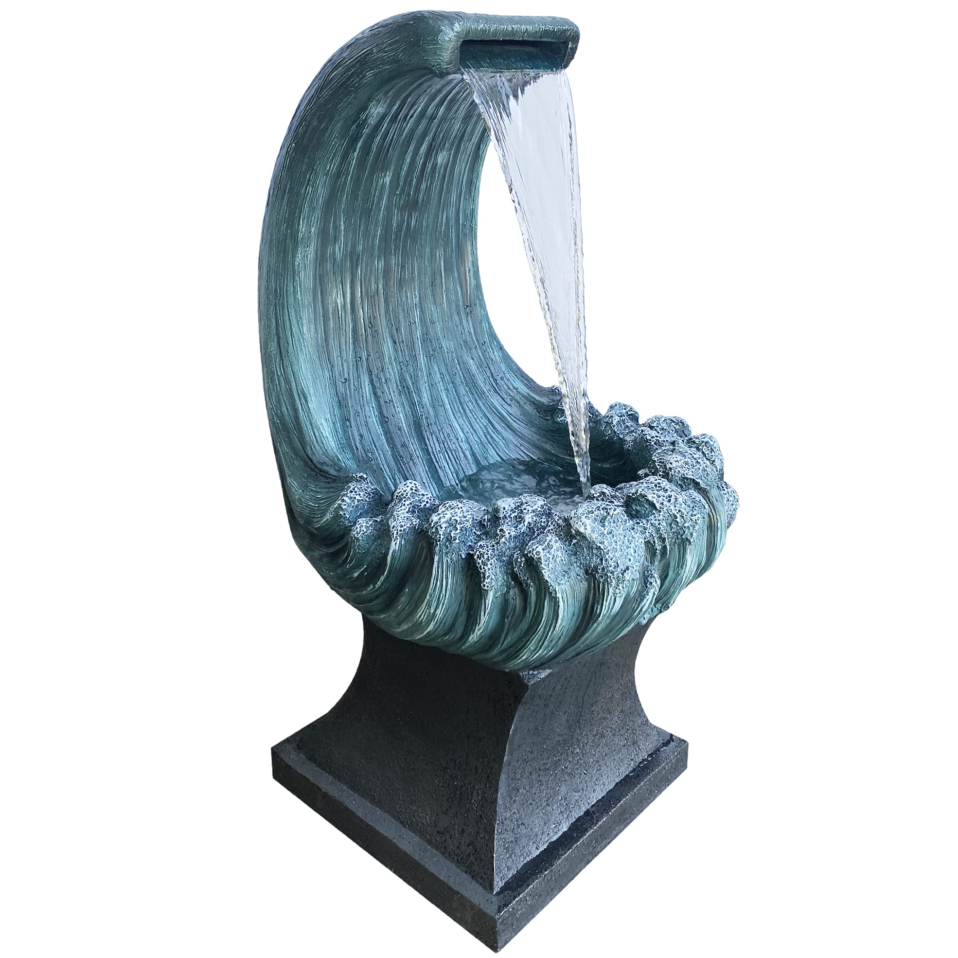 Ocean Wave Water Fountain with LED Lights - 40