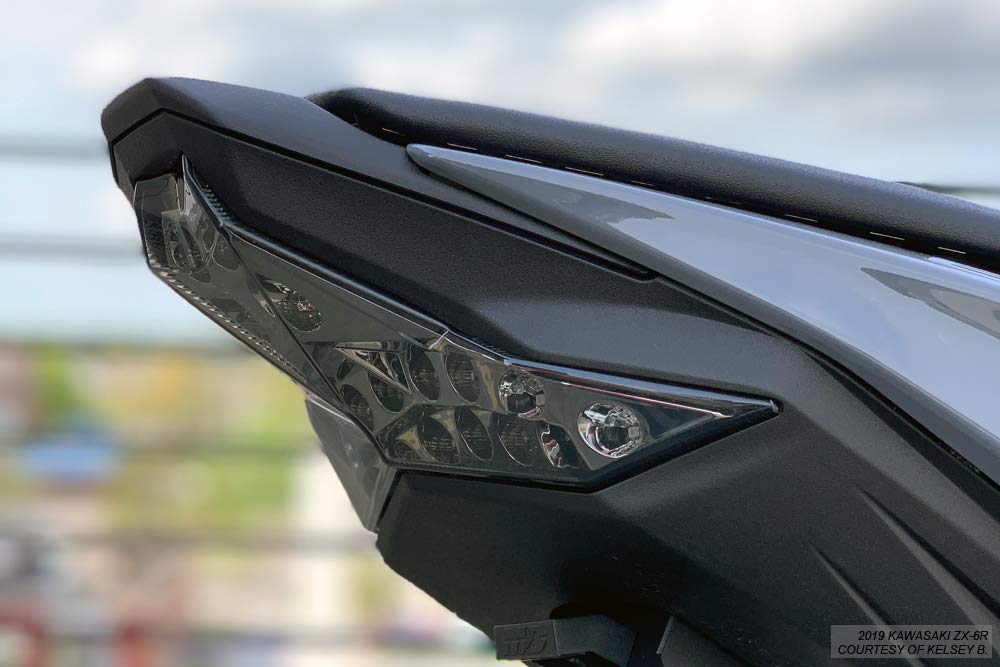 Smoke Lens Sequential LED Tail Lights for 2019-2023 Kawasaki Ninja ZX-6R 636 - Upgrade Motorcycle Rear Lights (Not Compatible with 2024+ Models) - Perfect for Night Riding and Enhanced Visibility