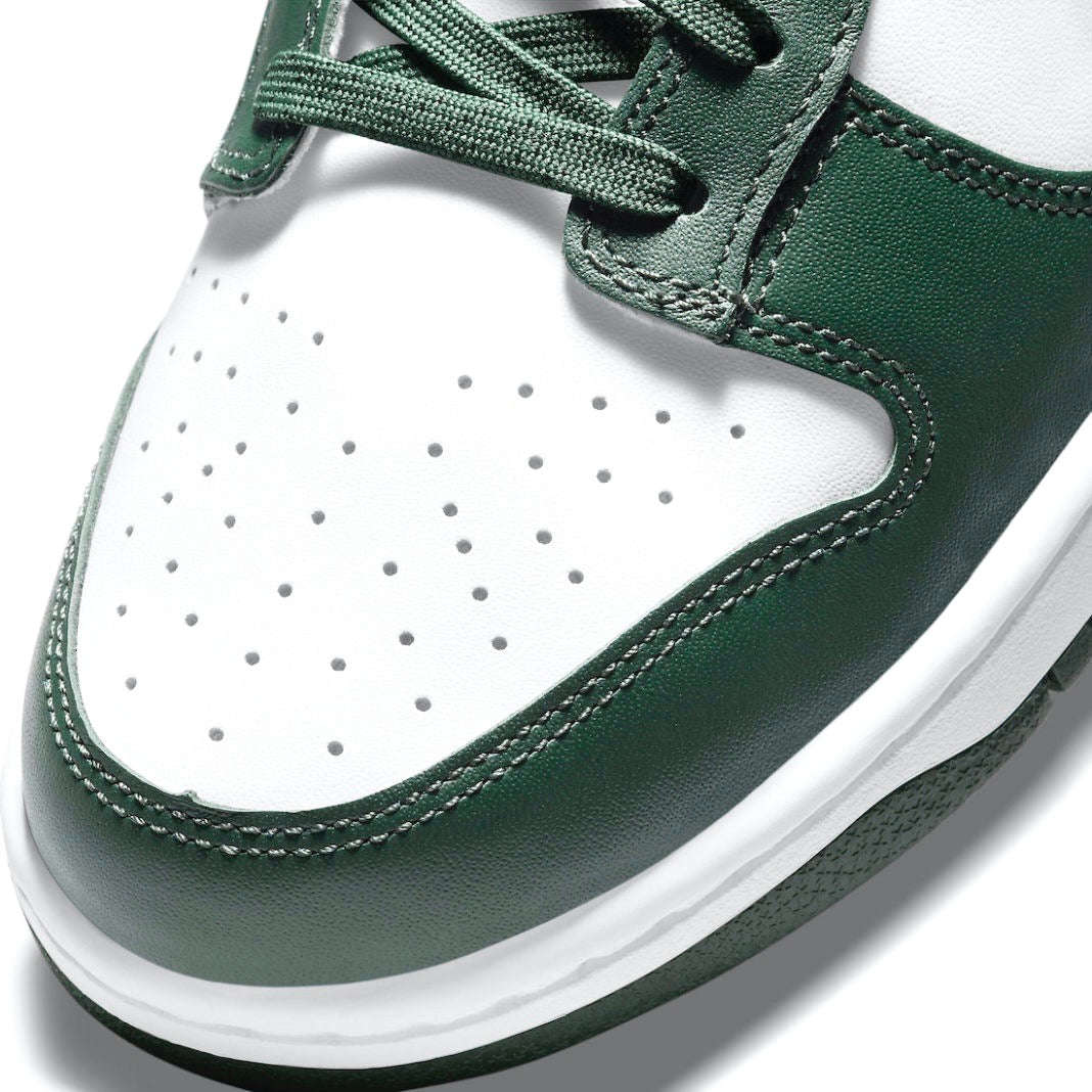Nike Dunk Low Spartan Green Michigan State Sneakers - Men's Basketball Shoes for Casual Wear & Street Style