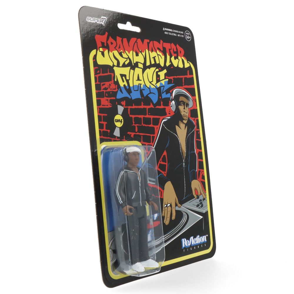 Grandmaster Flash ReAction Figure - Vintage Hip Hop Collectible for Fans & Music Lovers - Perfect for Display, Gifts & Pop Culture Collections