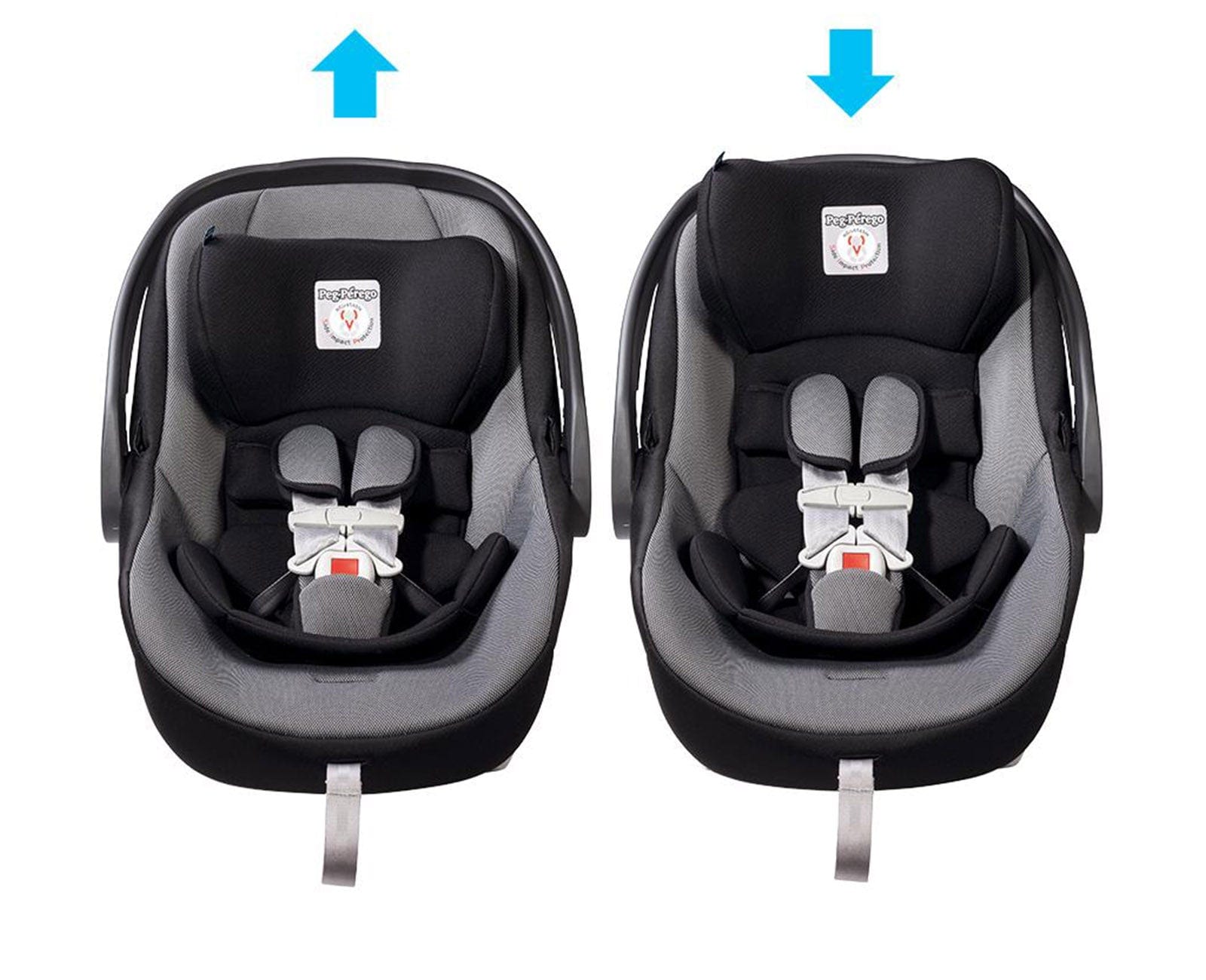 Peg Perego Primo Viaggio 4-35 Convertible Car Seat - Onyx Black | Safe & Comfortable Infant to Toddler Car Seat for Travel & Daily Commute