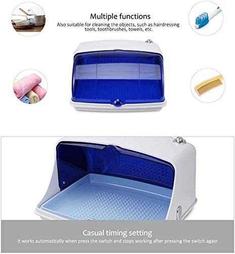 LEJIA UV Sterilizer Box for Phones, Pacifiers, Toothbrushes & More - Sanitize Jewelry, Glasses, Masks & Towels - Perfect for Home, Travel & Baby Care