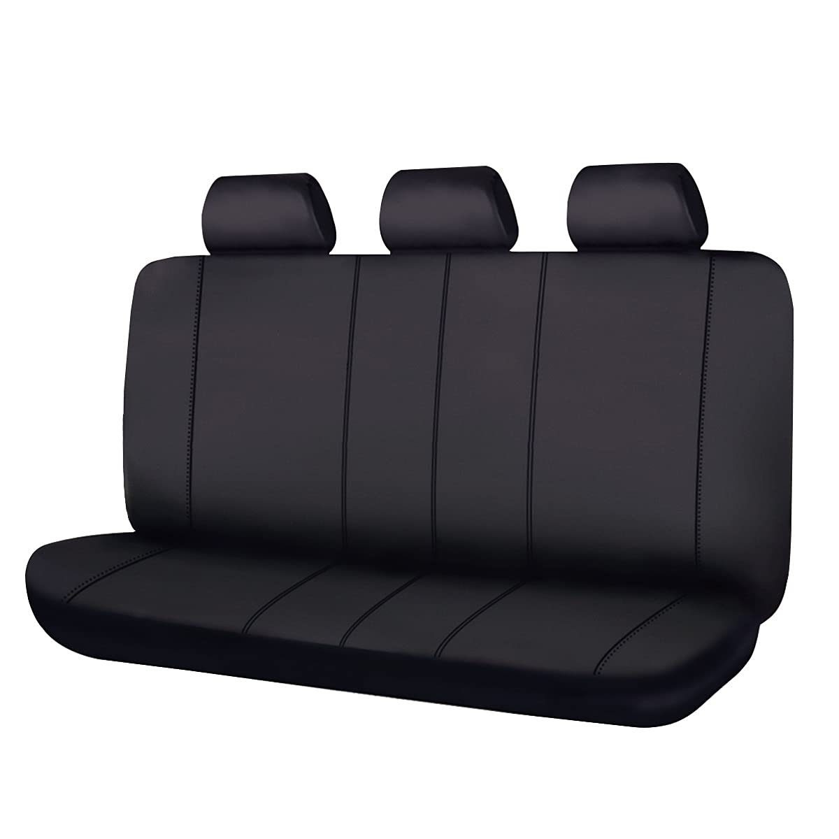 Durable Car Seat Covers for Rear Bench - 40/60 50/50 60/40 Split Universal Fit, Black - Protect Your Vehicle Seats from Wear & Tear - Perfect for SUVs, Trucks, and Family Cars