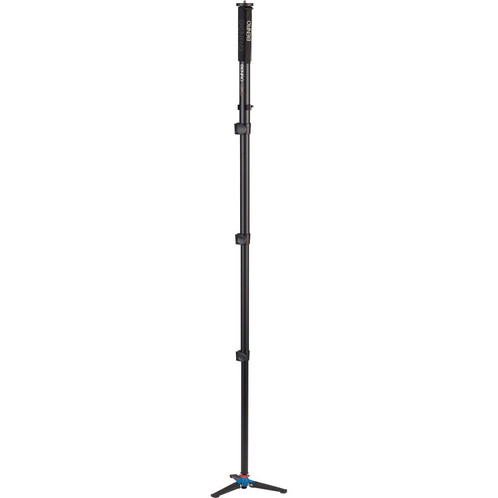 Benro A48FD Series 4 Aluminum Monopod with 3 Leg Locking Base - Lightweight Camera Support for Photography & Videography - Perfect for Travel, Sports & Outdoor Shooting