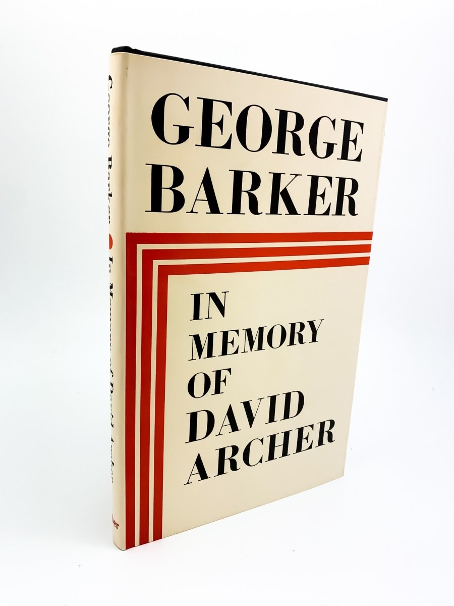 Barker, George - In Memory of David Archer | Memorial Book for Loved Ones | Perfect for Remembrance Ceremonies & Family Tributes